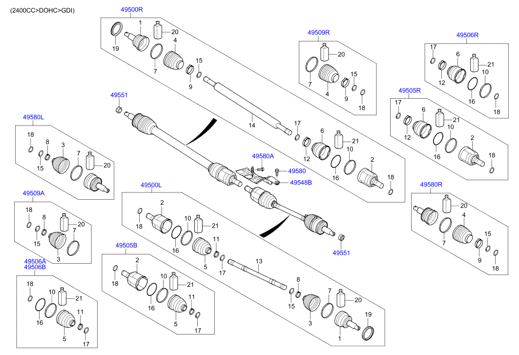 DRIVE SHAFT (FRONT)