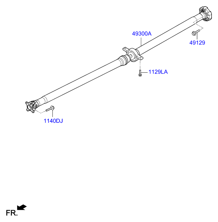 DRIVE SHAFT (REAR)