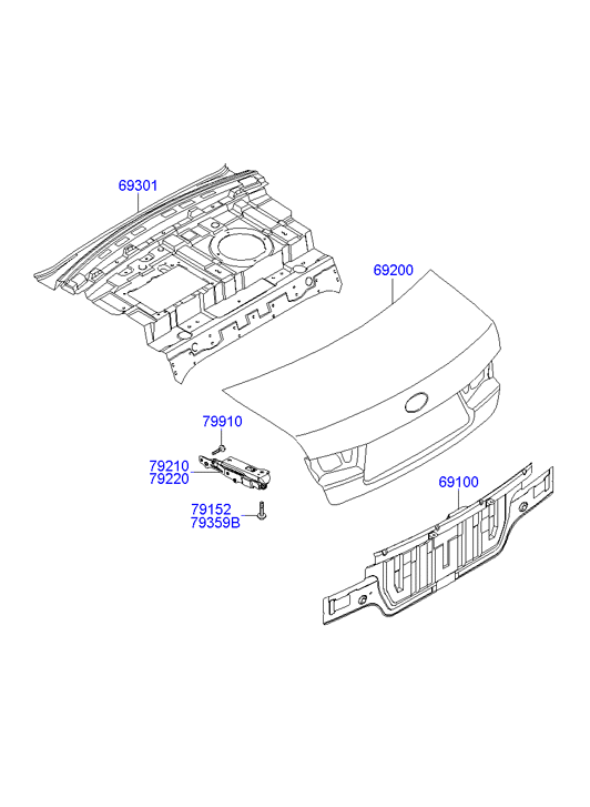 PANEL - REAR DOOR