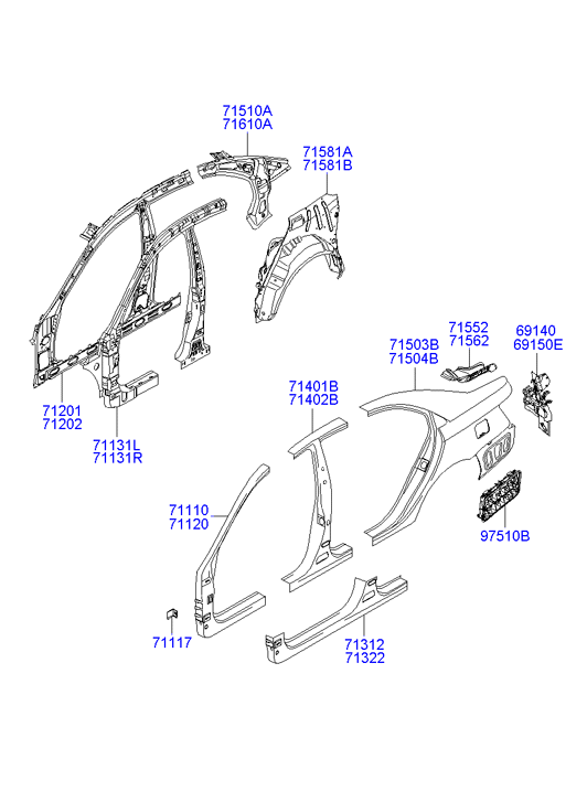 PANEL - REAR DOOR