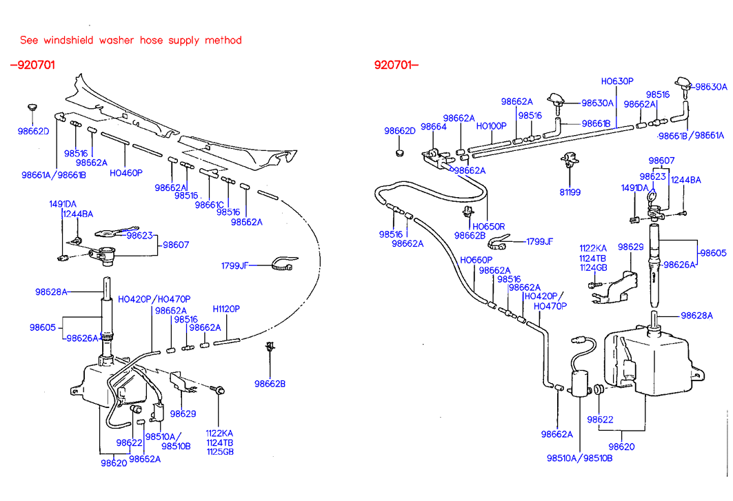 A/C SYSTEM - EVAPORATOR (-92MY)