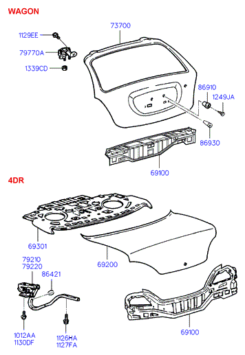 PANEL - REAR DOOR