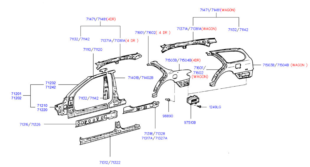 PANEL - REAR DOOR