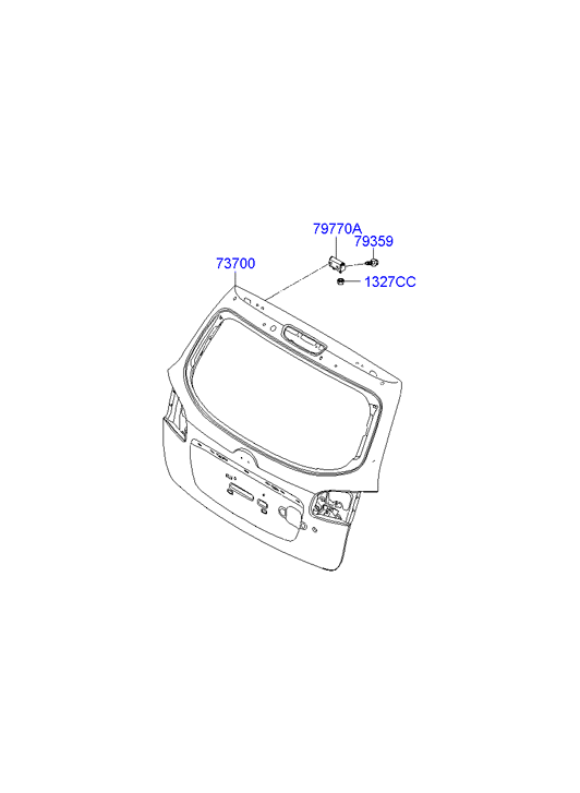 PANEL - REAR DOOR