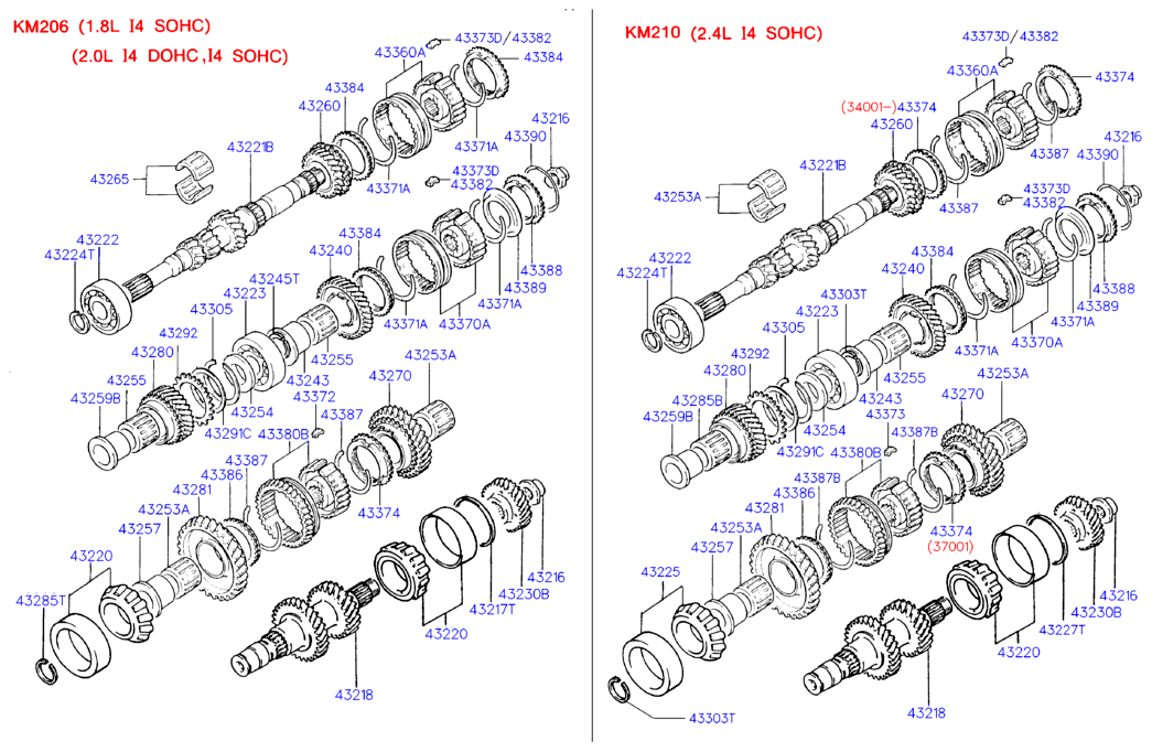 DRIVE SHAFT (I4)