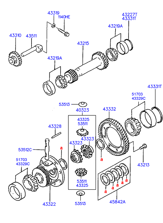 DRIVE SHAFT (I4)