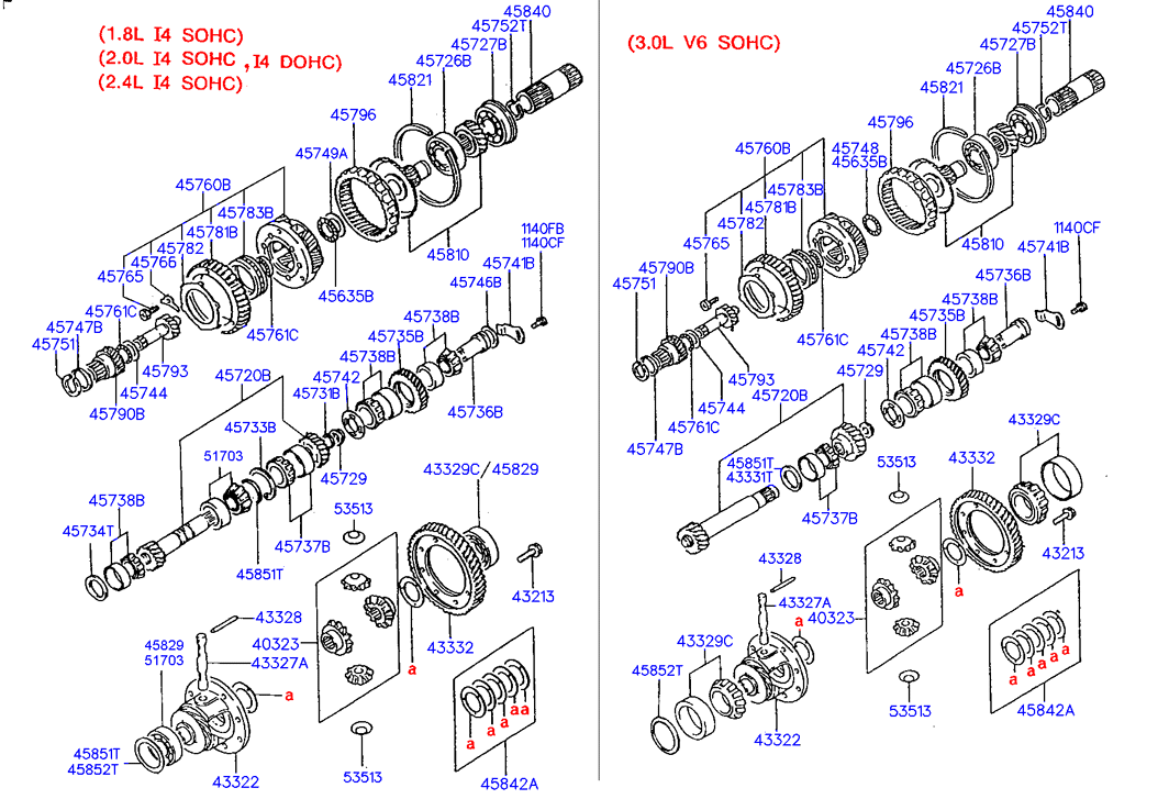 DRIVE SHAFT (I4)