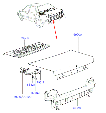 PANEL - REAR DOOR