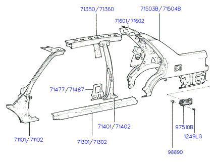 PANEL - REAR DOOR