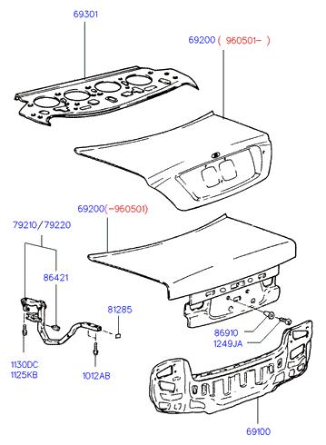 PANEL - REAR DOOR