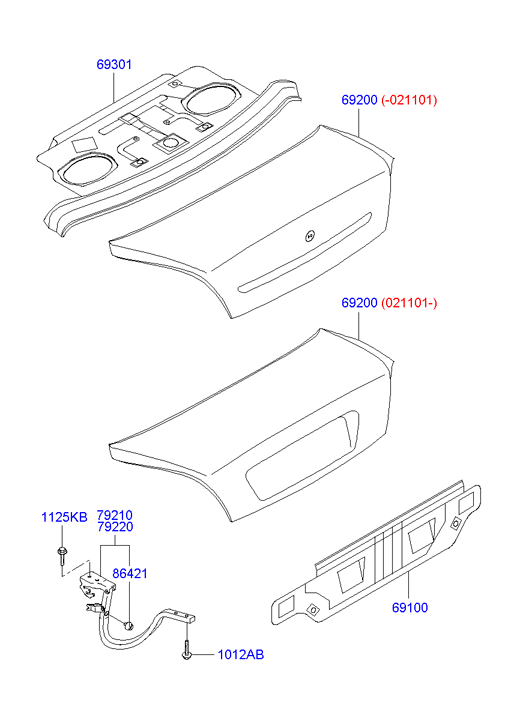 PANEL - REAR DOOR