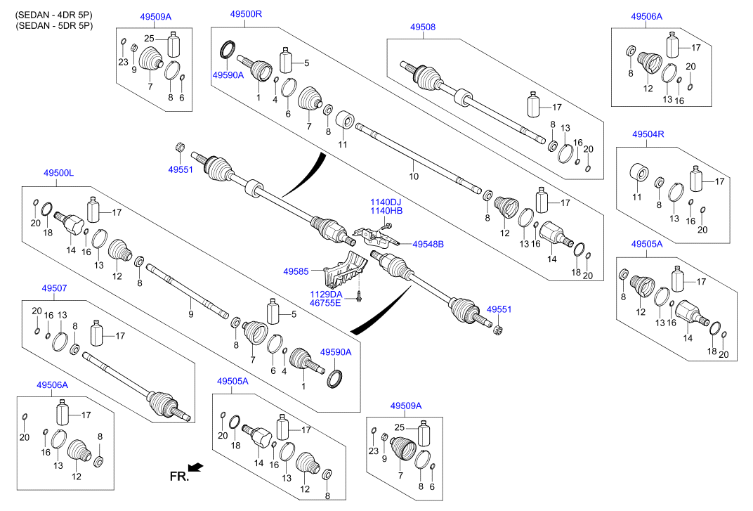 DRIVE SHAFT (FRONT)