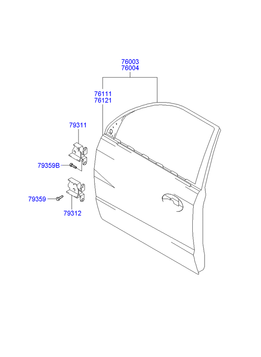 PANEL - REAR DOOR