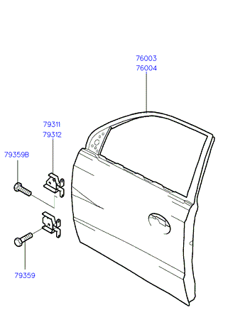 PANEL - REAR DOOR