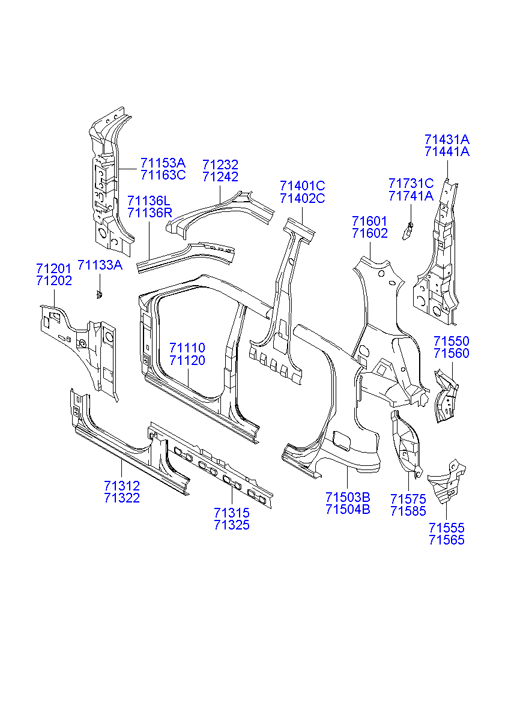 PANEL - REAR DOOR