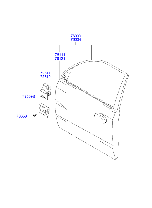 PANEL - REAR DOOR