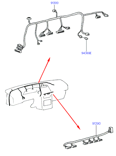 A/C SYSTEM - EVAPORATOR (-92MY)