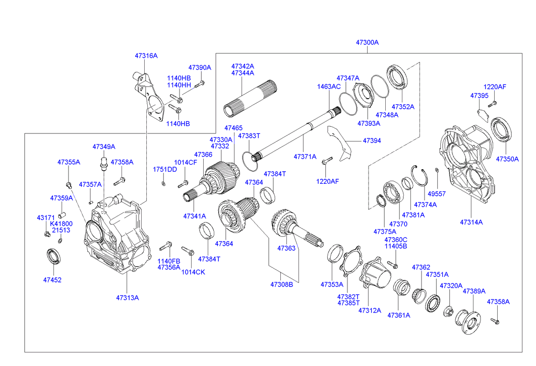 DRIVE SHAFT (2WD)