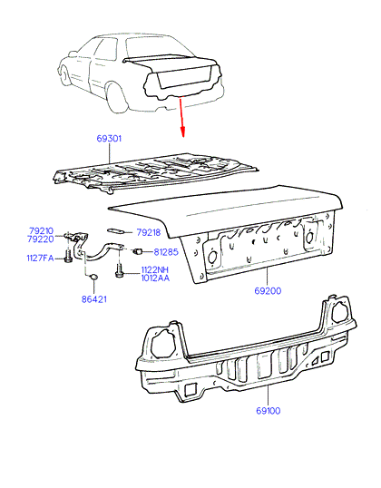 PANEL - REAR DOOR