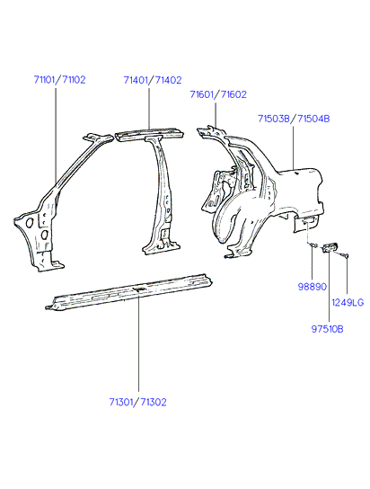 PANEL - REAR DOOR