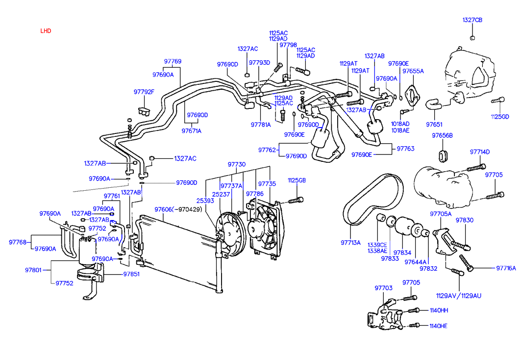 A/C SYSTEM - EVAPORATOR (HCC)