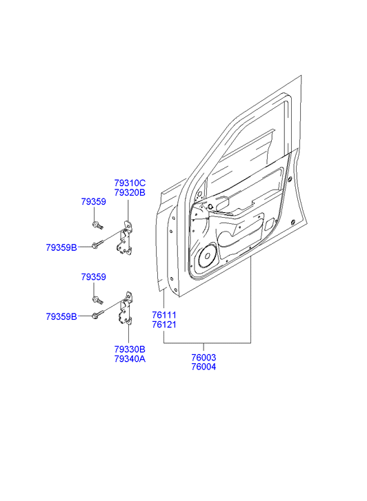 PANEL - REAR DOOR