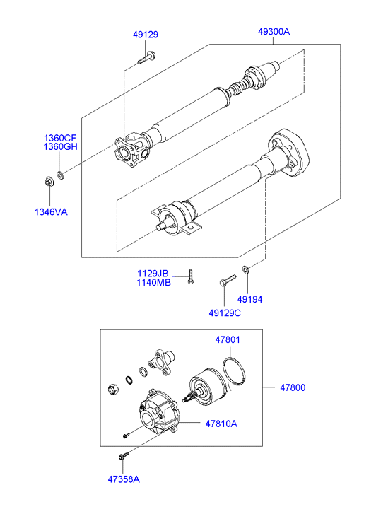 DRIVE SHAFT - FRONT