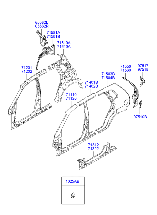 PANEL - REAR DOOR