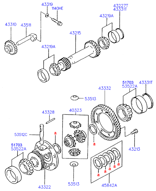 DRIVE SHAFT (I4)