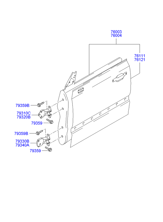 PANEL - REAR DOOR