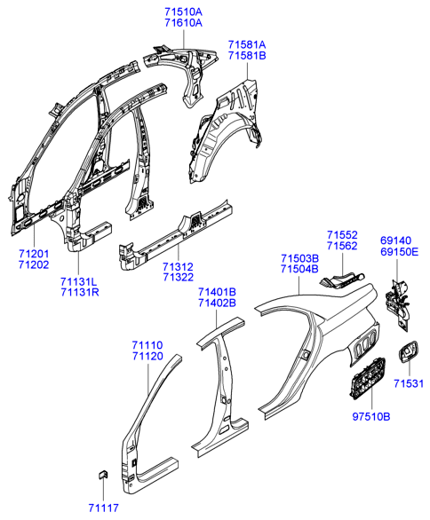 PANEL - REAR DOOR