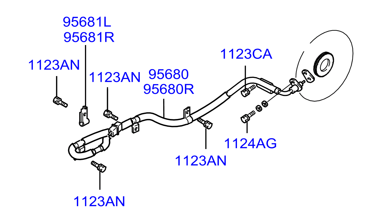 SENSOR - REAR WHEEL SPEED