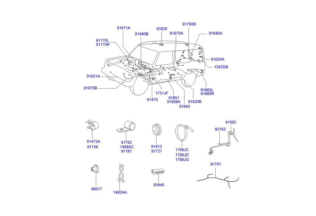 A/C SYSTEM - REAR EVAPORATOR