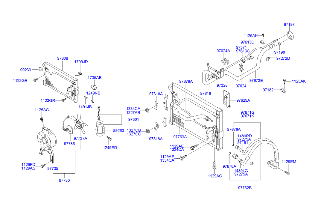 A/C SYSTEM - REAR EVAPORATOR