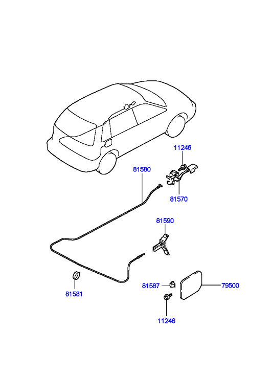 LID & LOCK - FUEL FILLER