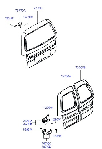 PANEL - REAR DOOR