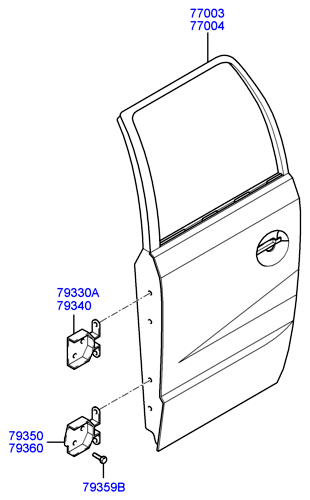 PANEL - REAR DOOR