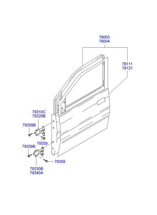 PANEL - REAR DOOR