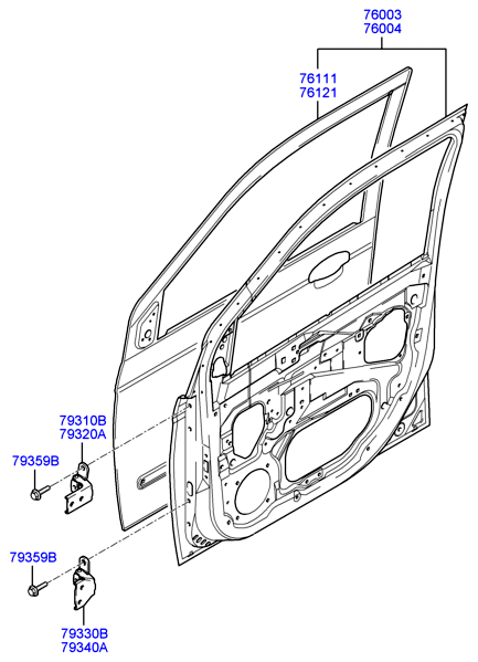 PANEL - REAR DOOR