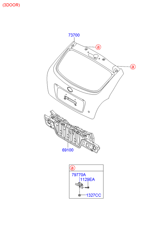 PANEL - REAR DOOR