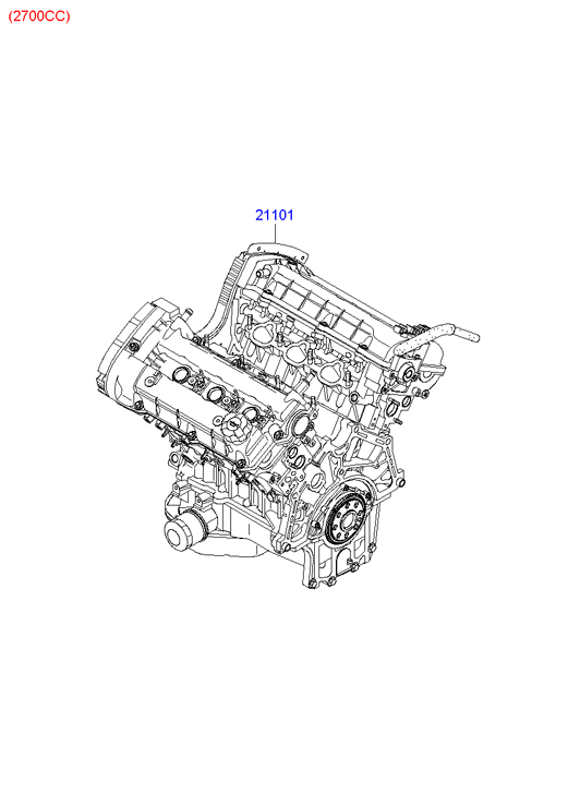 Запчасти на дизельный двигатель HYUNDAI D