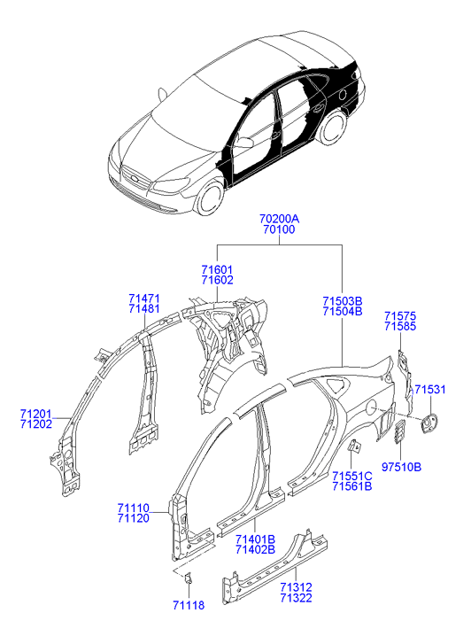 PANEL - REAR DOOR