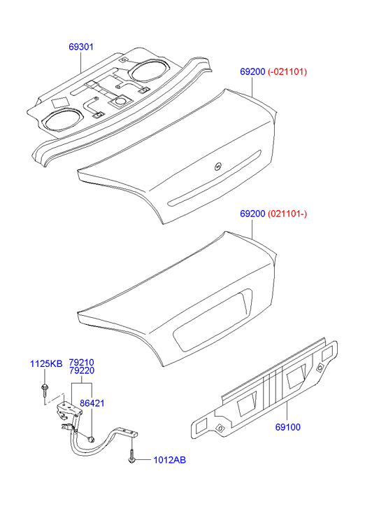 PANEL - REAR DOOR