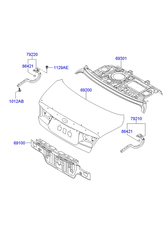 PANEL - REAR DOOR