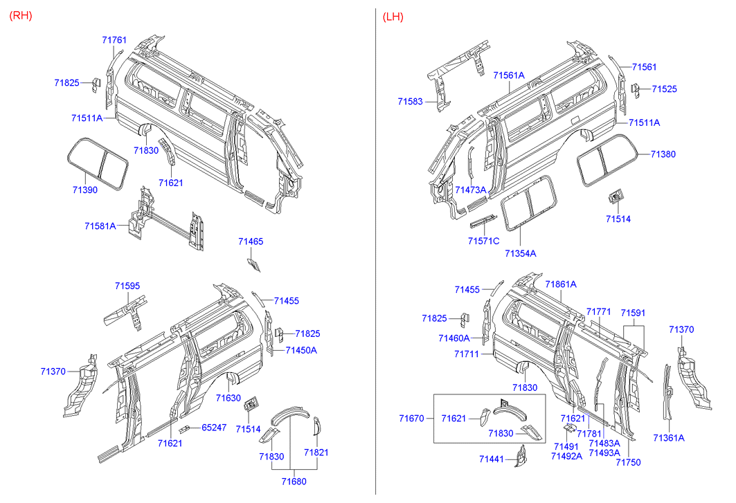 PANEL - REAR DOOR