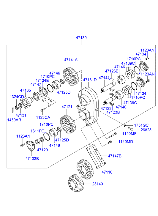 PROPELLER SHAFT (FRONT)