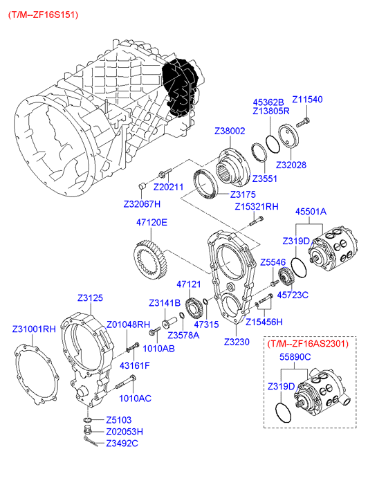 PROPELLER SHAFT (TANDEM)