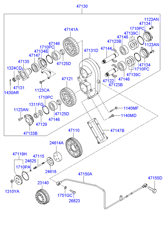 PROPELLER SHAFT (TANDEM)