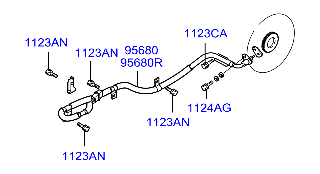 SENSOR - REAR WHEEL SPEED