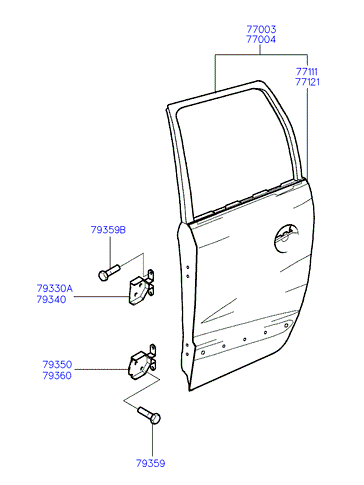 PANEL - REAR DOOR